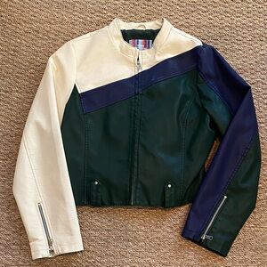Urban Outfitters faux leather jacket